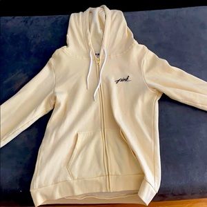 Yellow Zip up Hoodie